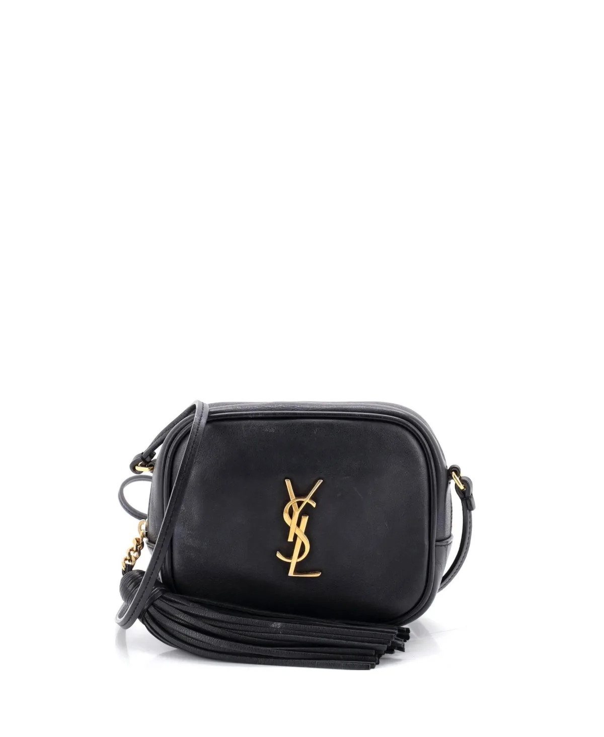 Pre-Owned Saint Laurent Small Classic Monogram Blogger Crossbody Bag Leather