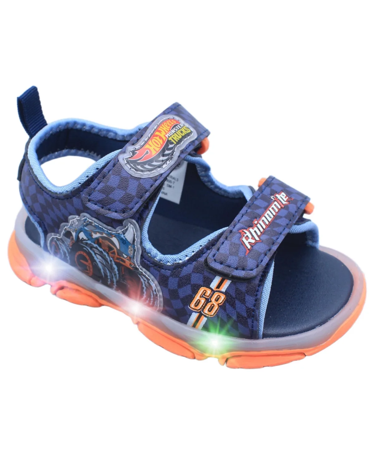 Hot Wheels Monster Trucks Light-Up Sandals - Rhinomite by Hot Wheels