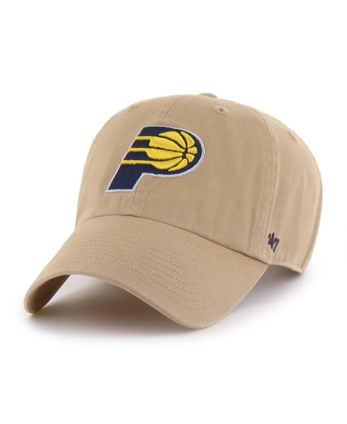 Indiana Pacers Logo Clean Up Adjustable Hat by 47 Brand