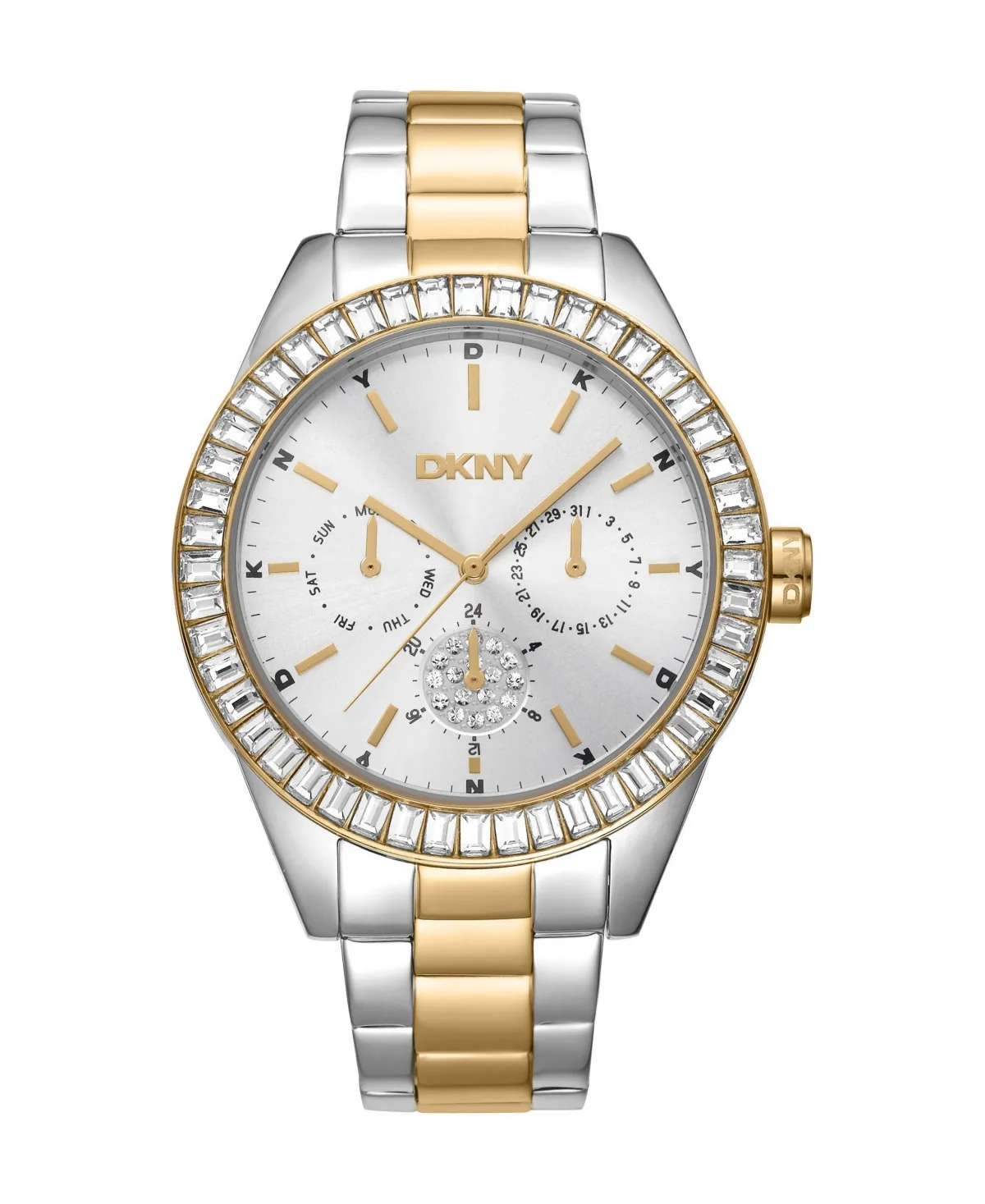 Quartz Nolita Multi Glitz Two-Tone Stainless Steel Bracelet Watch, 40 mm by DKNY