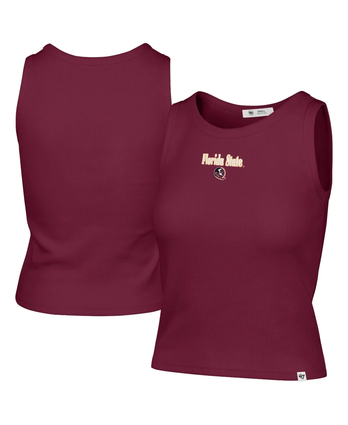 Florida State Seminoles Straight Cut Baby Rib Tank Top by 47 Brand