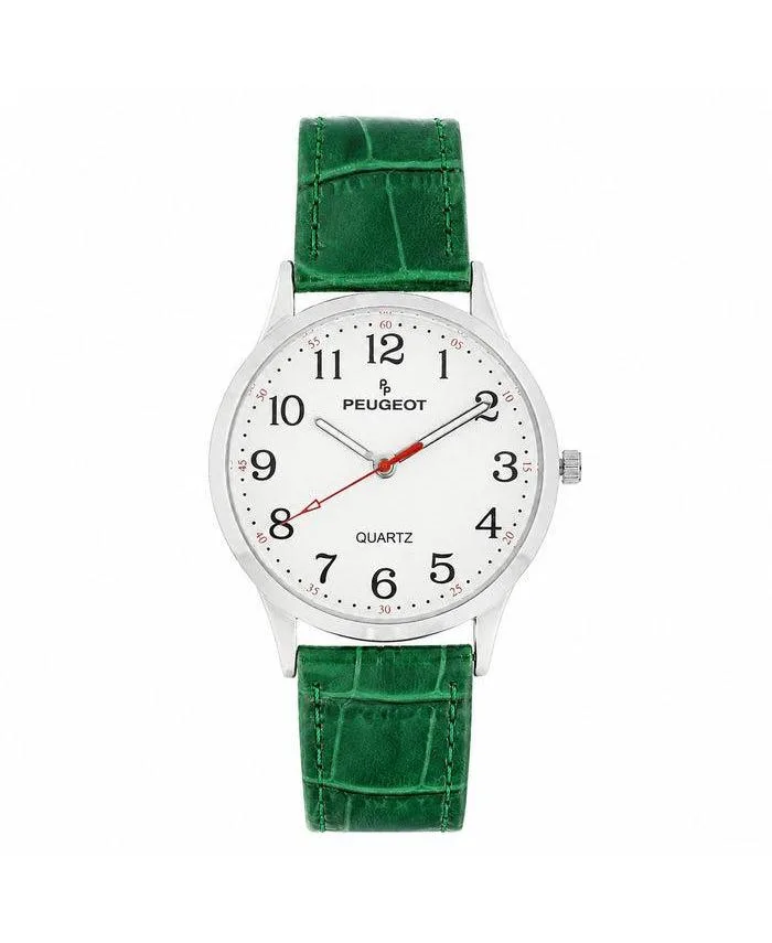 Quartz Lea Leather Watch, 40mm