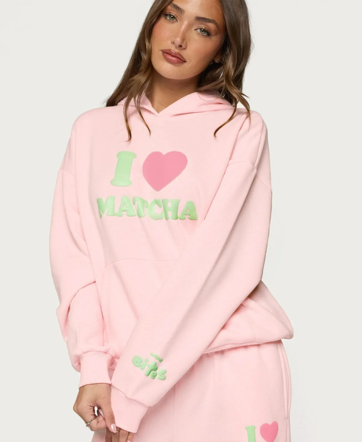 I Heart Matcha Hoodie by Edikted