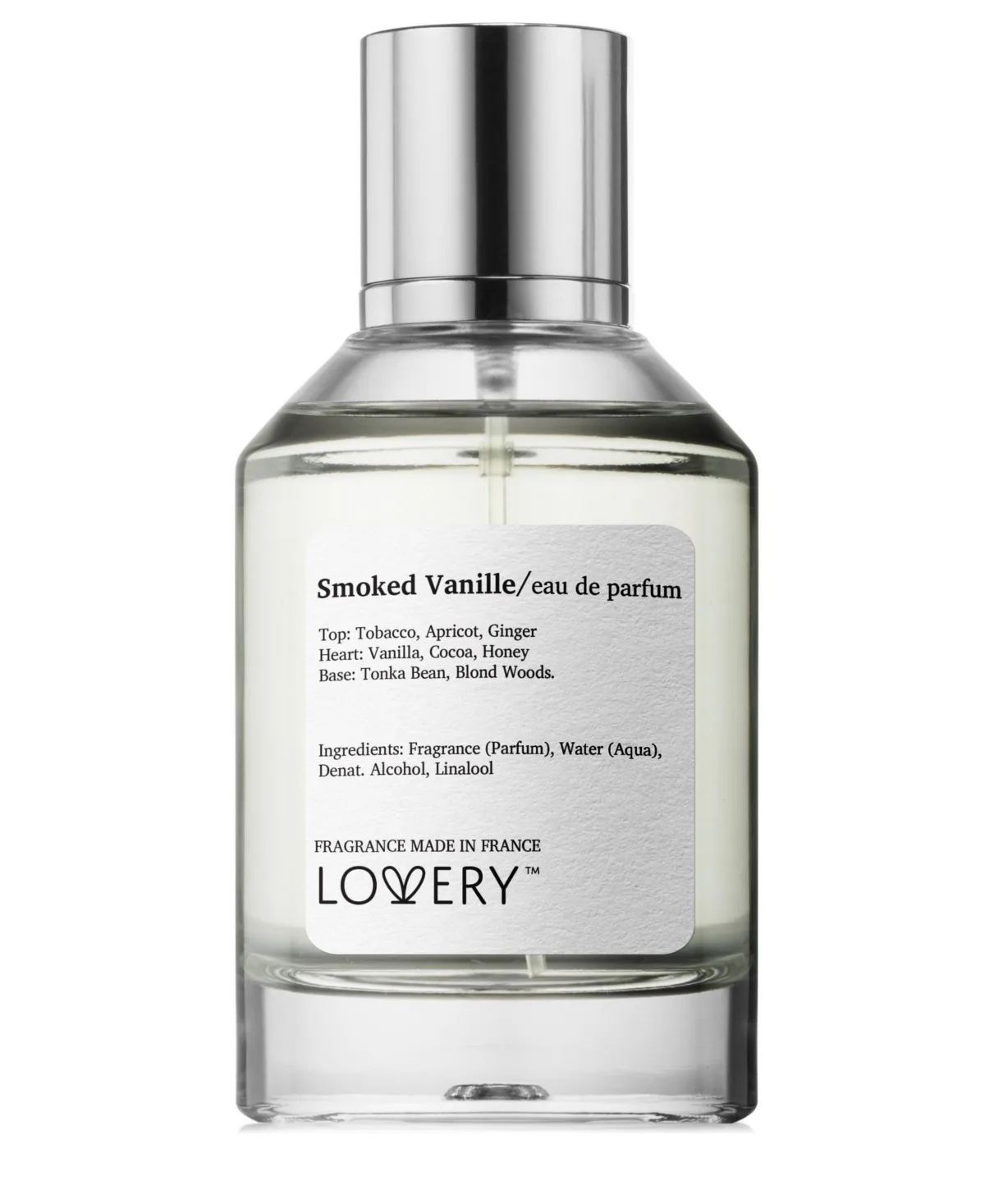 Smoked Vanille Eau De Parfum, Made in France, 3.4 oz by Lovery