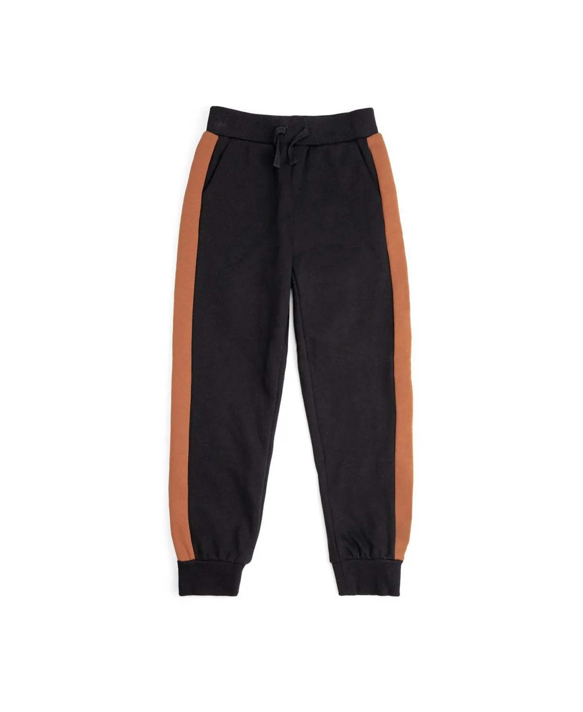 Striped Pull-On Brushed Fleece-Lined Joggers by Sweet Wink