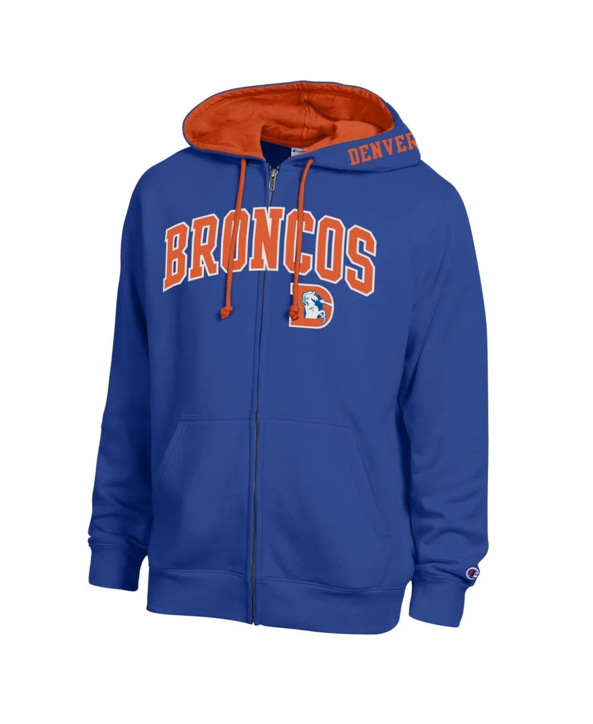 Denver Broncos Full-Zip Hoodie by Champion