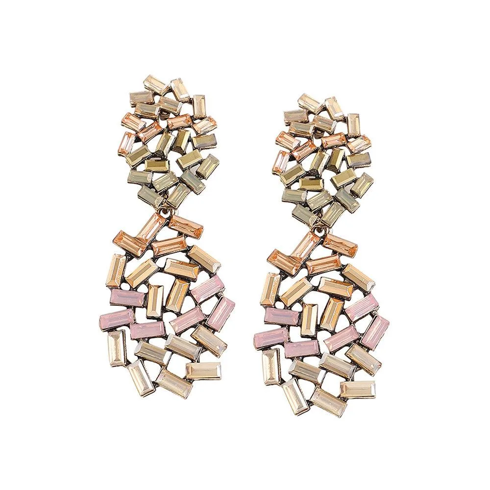 Crystal Drop Earrings by Sohi