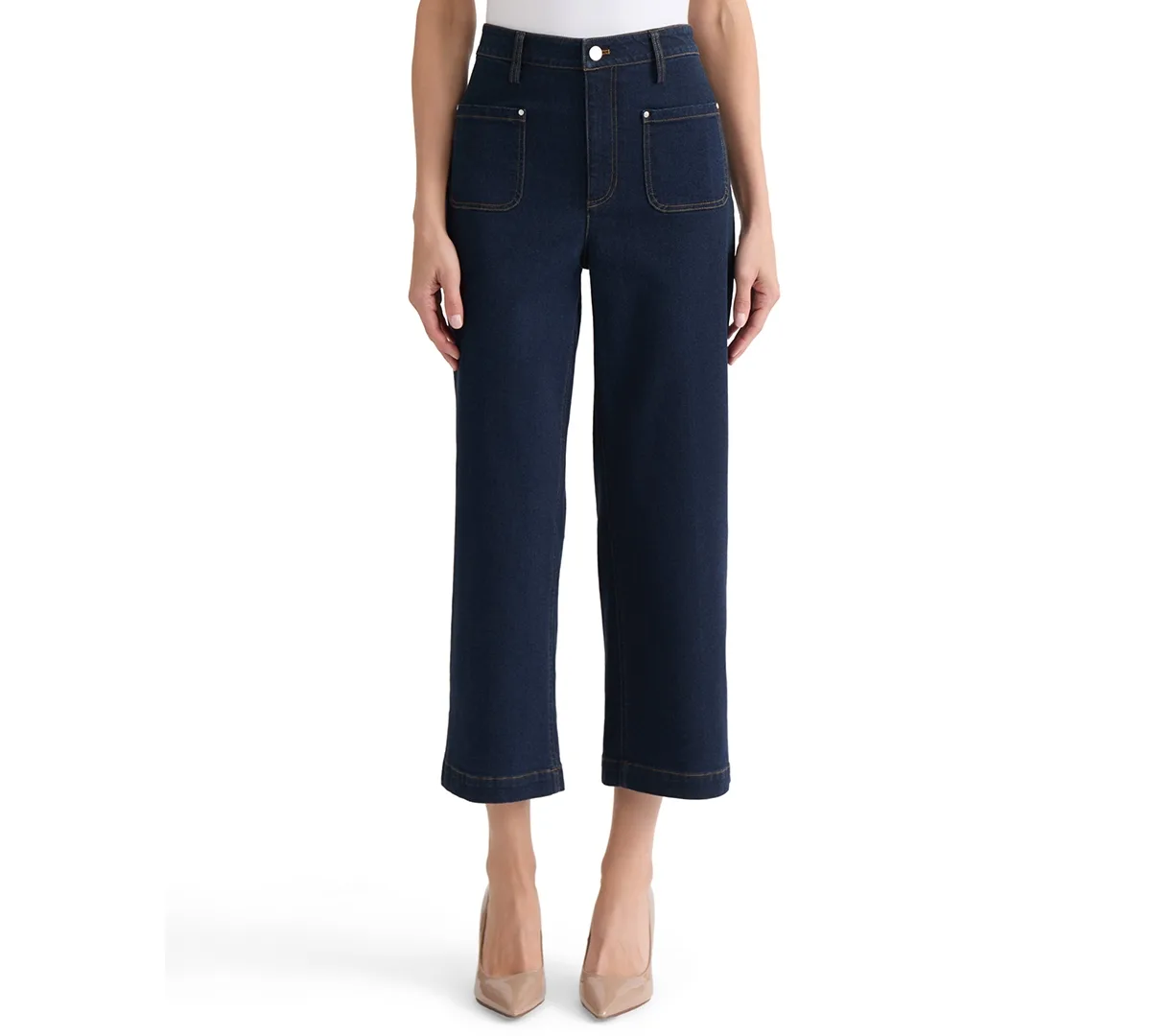 Lexington Wide-Leg Ankle Jeans by Jones New York
