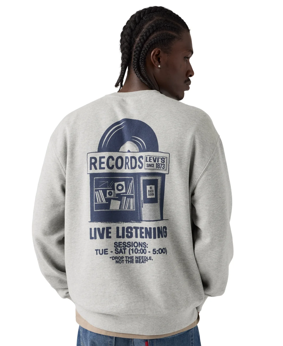 Graphic Crewneck Long-Sleeve Sweatshirt by Levi's