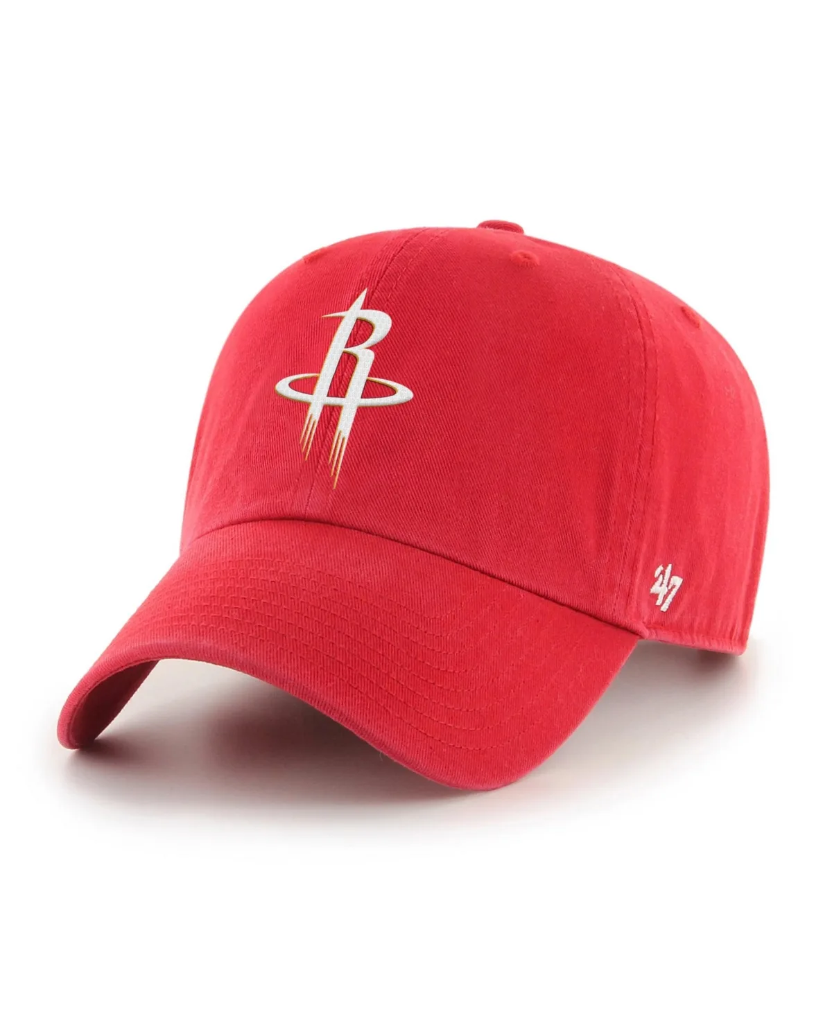 Houston Rockets Primary Clean Up Adjustable Hat by 47 Brand