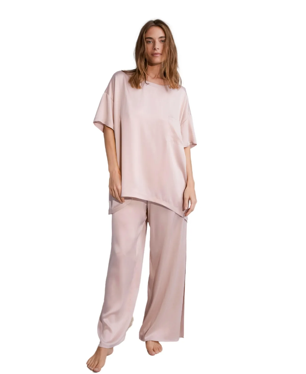 Short-Sleeve Oversized Tee and Pants, 2-Piece Set