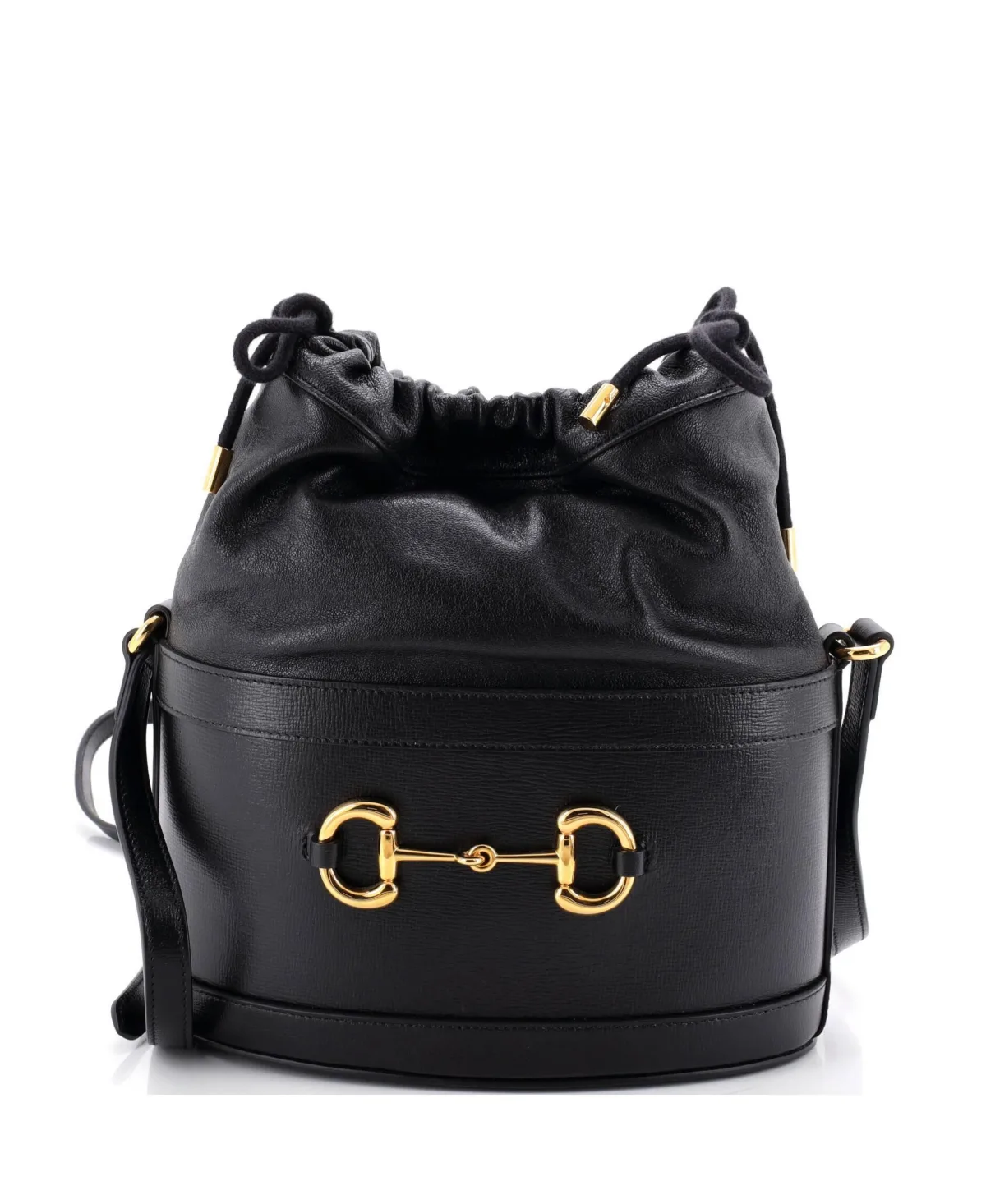 Pre-Owned Gucci Horsebit 1955 Leather Crossbody Bucket Bag by Gucci