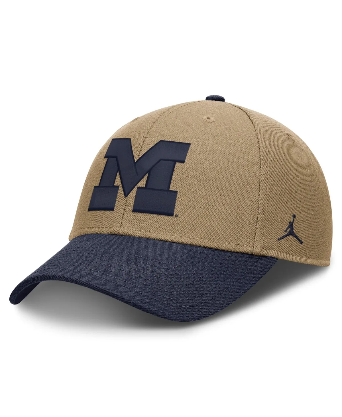 Michigan Wolverines Structured Six-Panel Primetime Rise Baseball Cap by Jordan