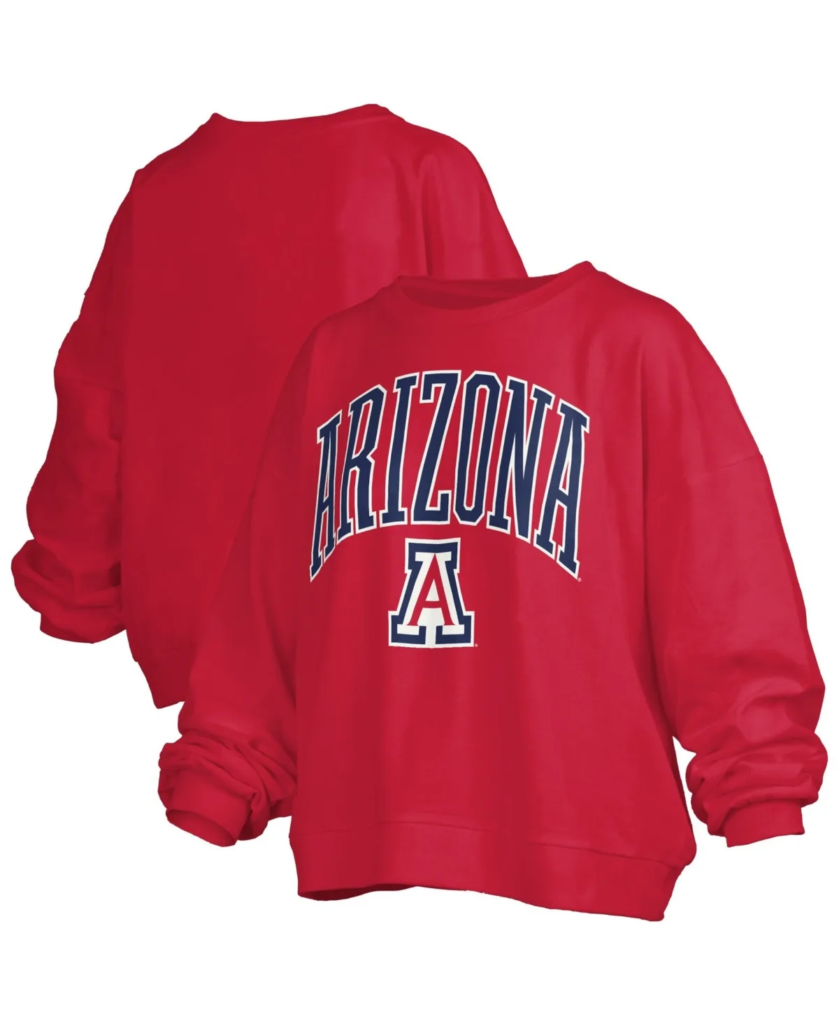 Janise Arizona Wildcats Oversized-Fit Fleece Sweatshirt by Pressbox