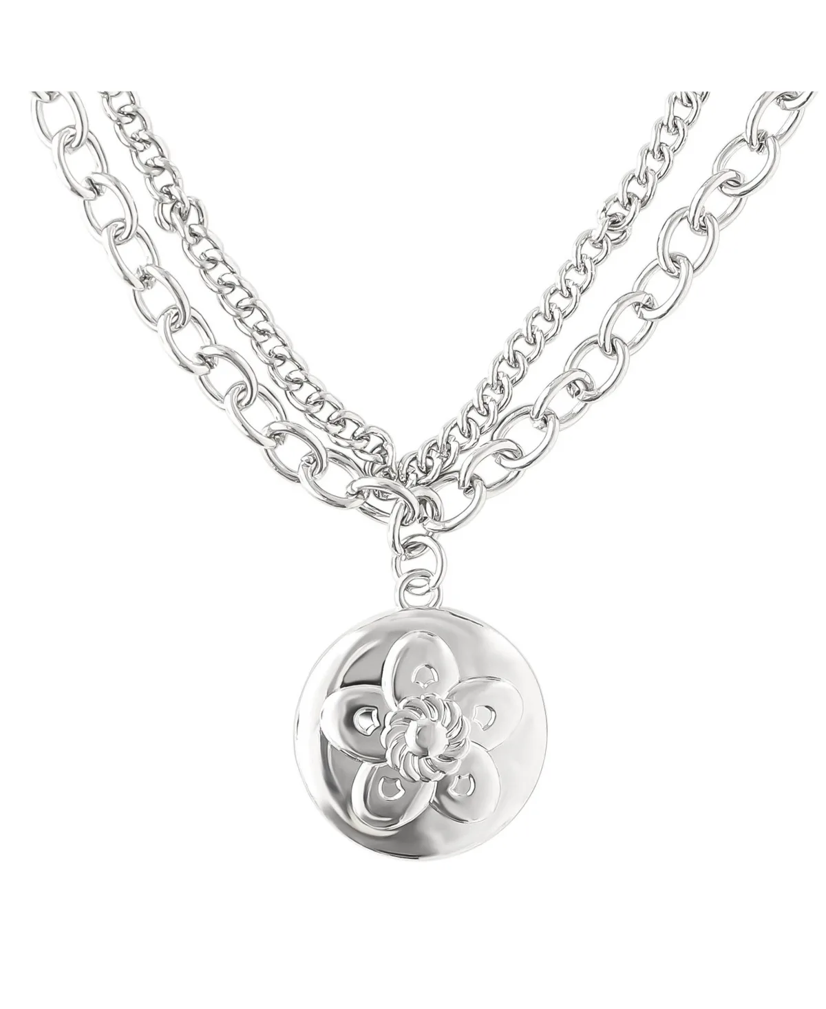 KPop Demon Hunters Lotus Flower Layered Necklace Official License by Kpop Demon Hunters