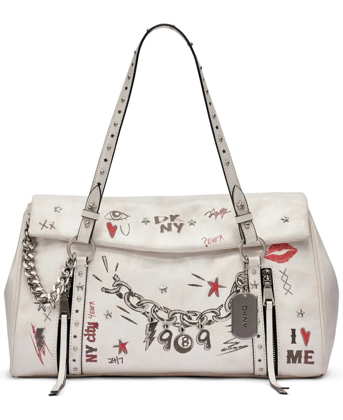 Skye Multi-Pocket Large Satchel Handbag by DKNY