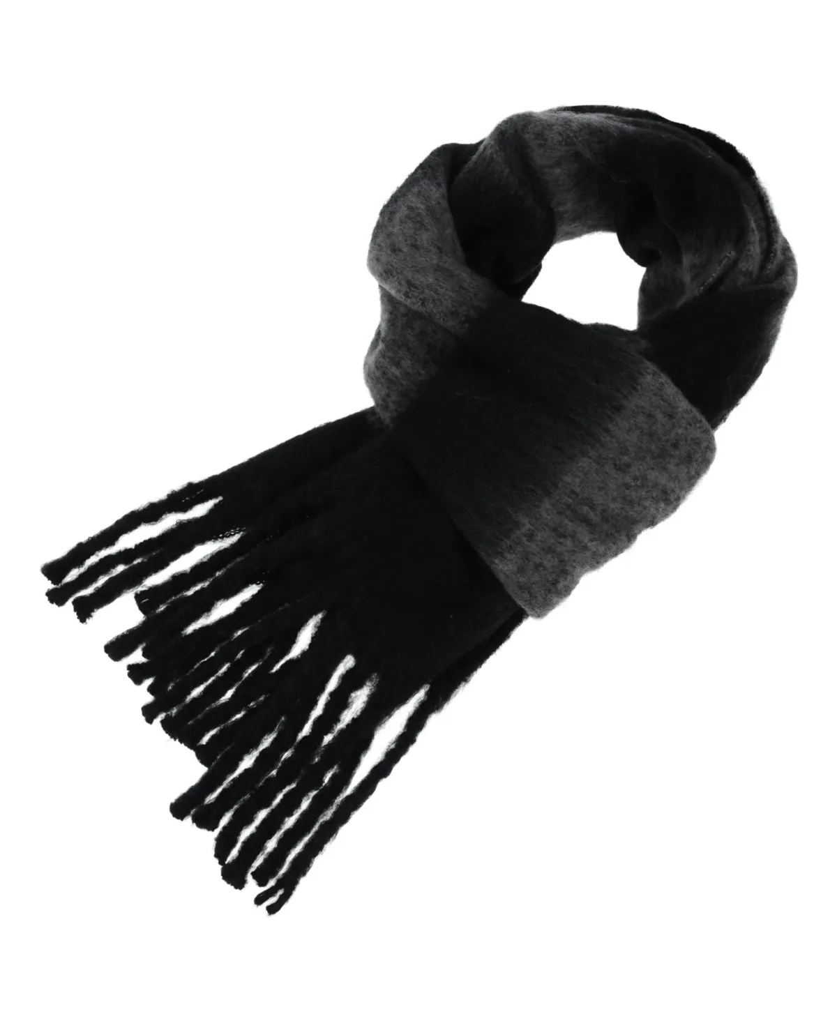 Brushed Striped Blanket Scarf