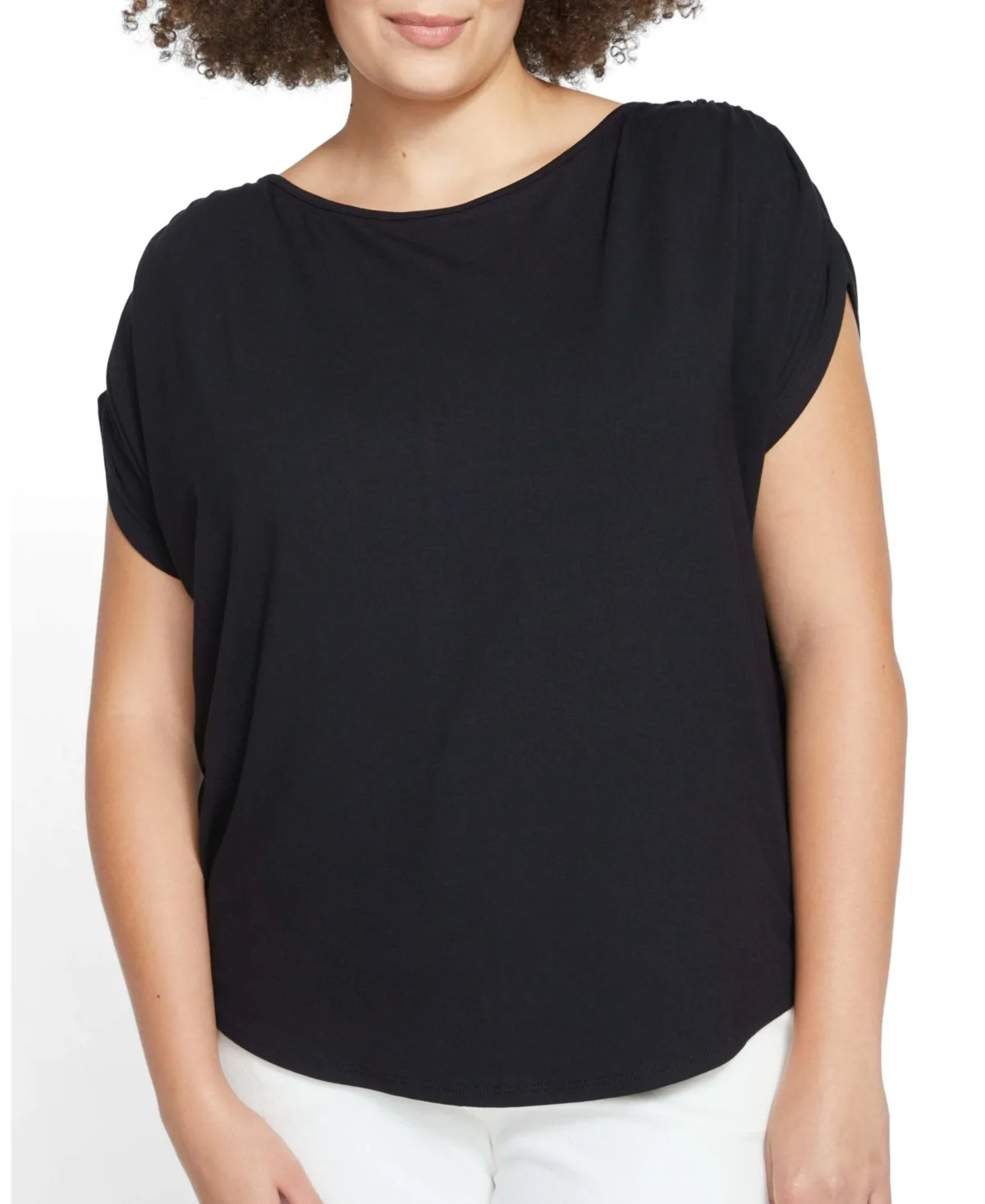 Helena Divine Jersey Gathered Tee by Universal Standard