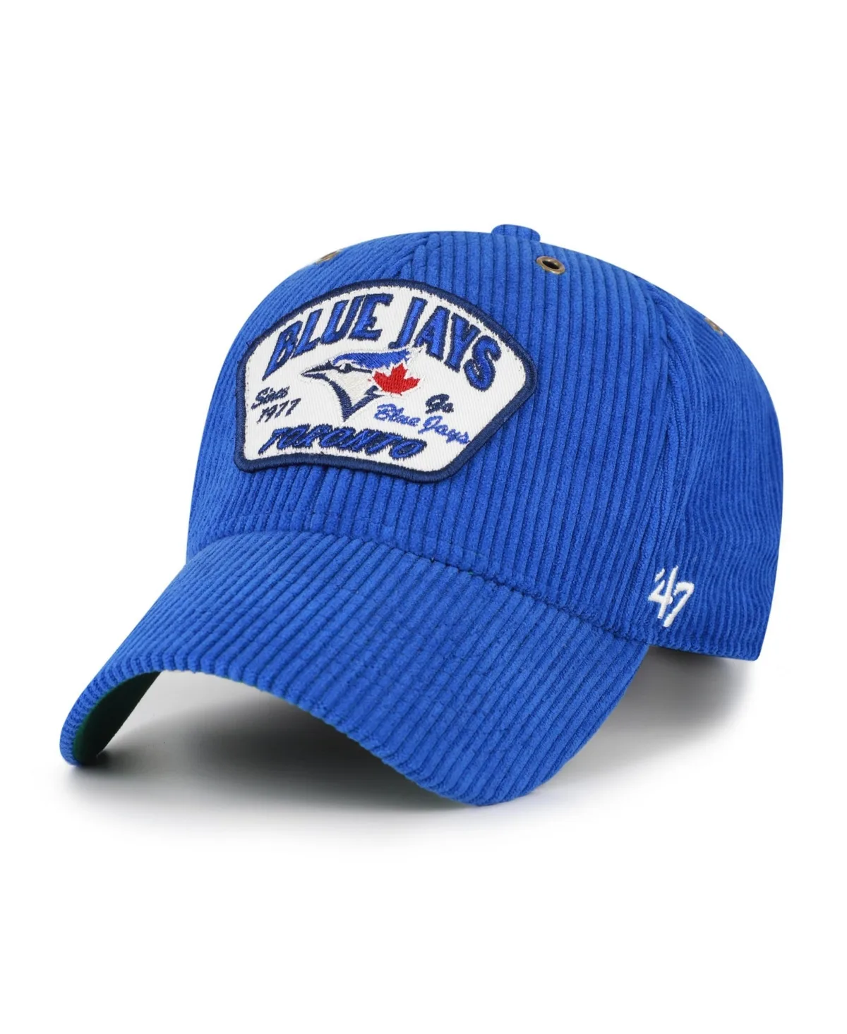 Toronto Blue Jays Accordia Structured Corduroy Mvp Adjustable Hat by 47 Brand