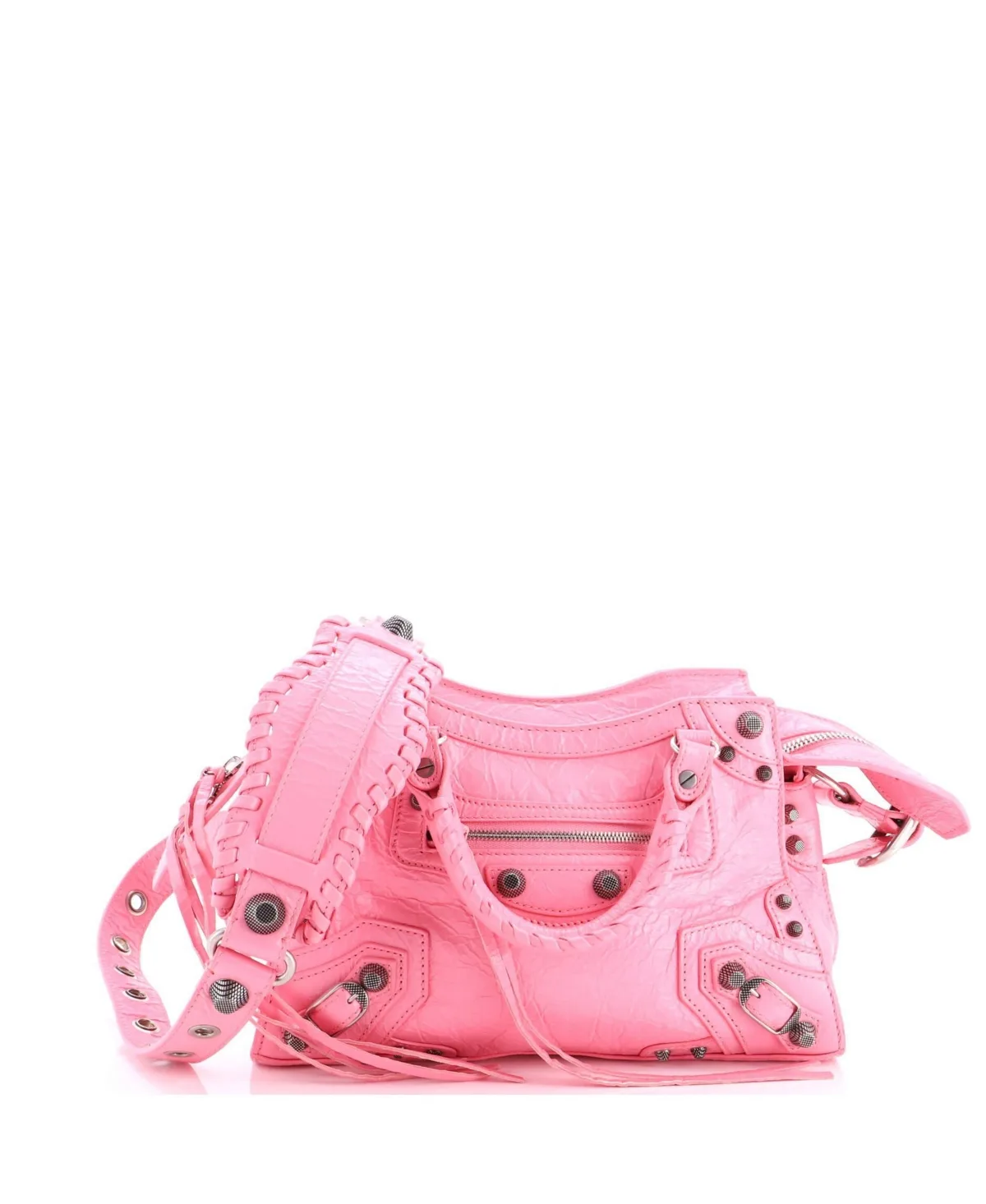 Pre-Owned Xs Neo Cagole City Bag Leather by Balenciaga