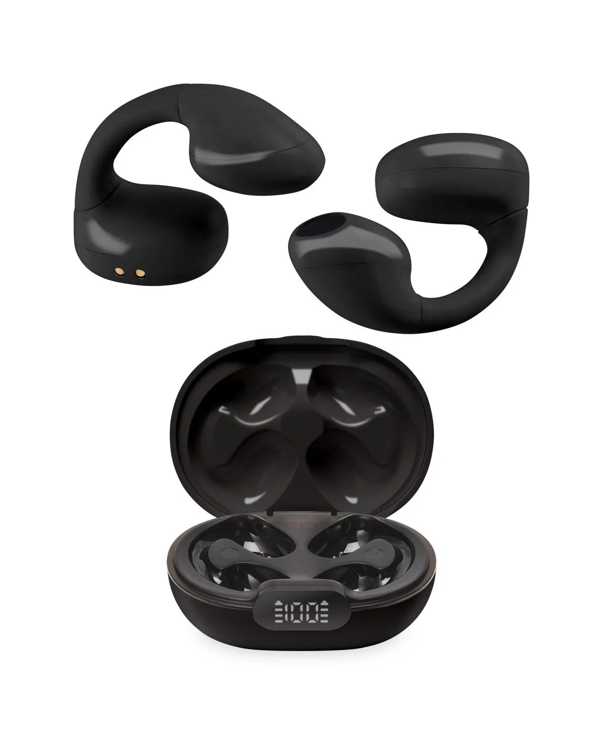 Clear IAEBTO25W Wireless Open-Ear Sweatproof Earbuds by Ilive