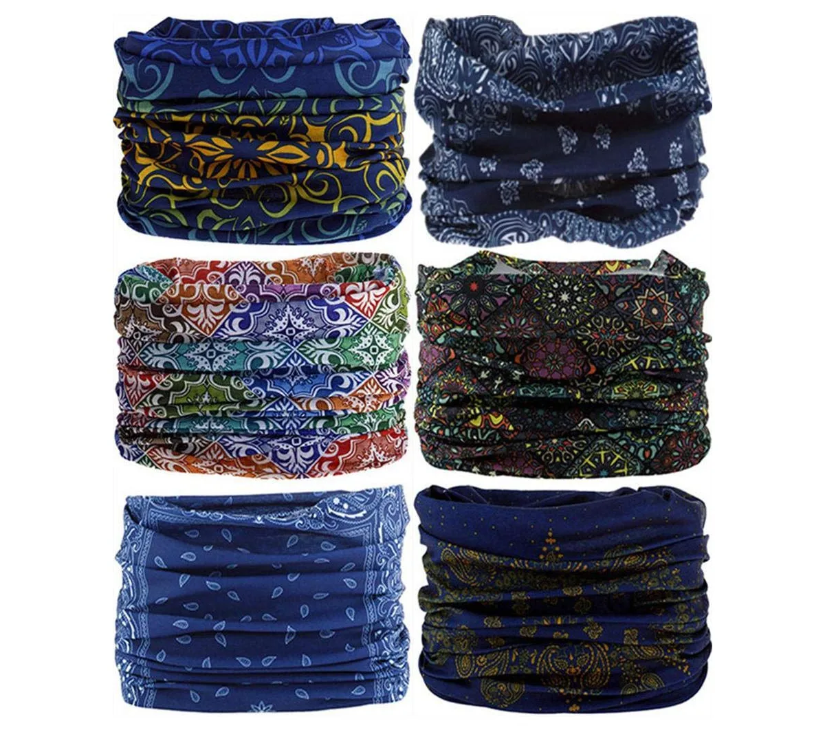 Polyester Neck Gaiter Headband Face Mask Magic Scarf Bandana by Sportneer