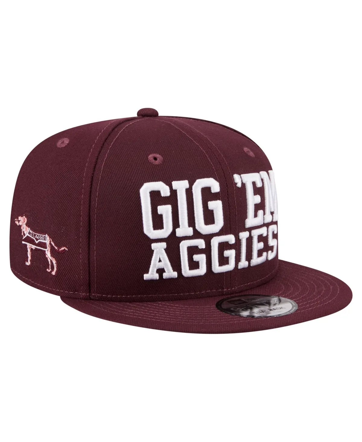 Texas A&M Aggies 9FIFTY Go Team Snapback Structured Baseball Cap by New Era