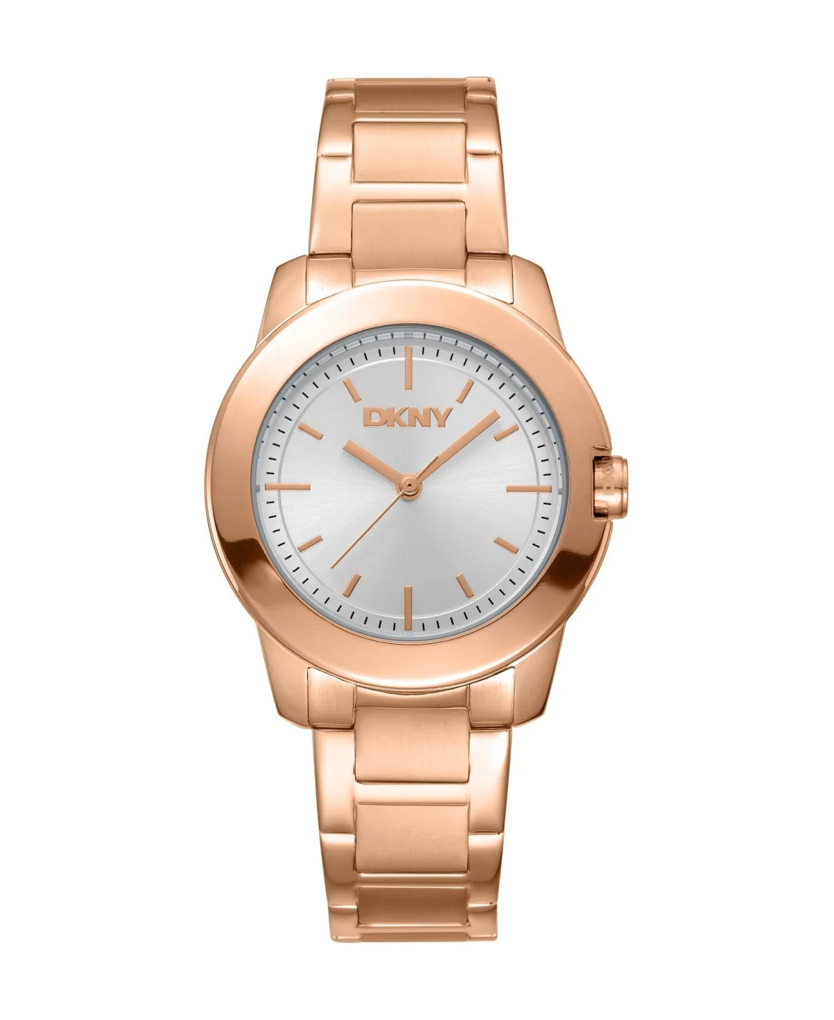 Everyday Quartz Ip Rose Stainless Steel Bracelet Watch, 32 mm by DKNY