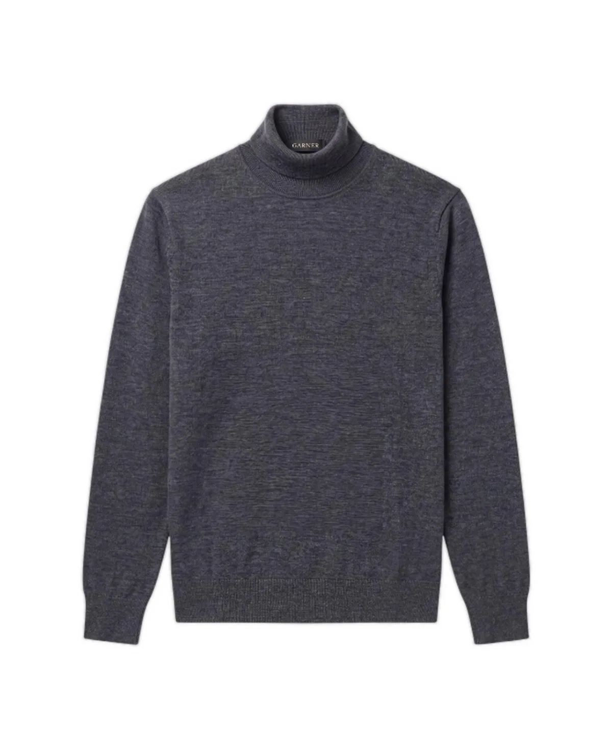 Regular-Fit Merino Wool Turtleneck Sweater