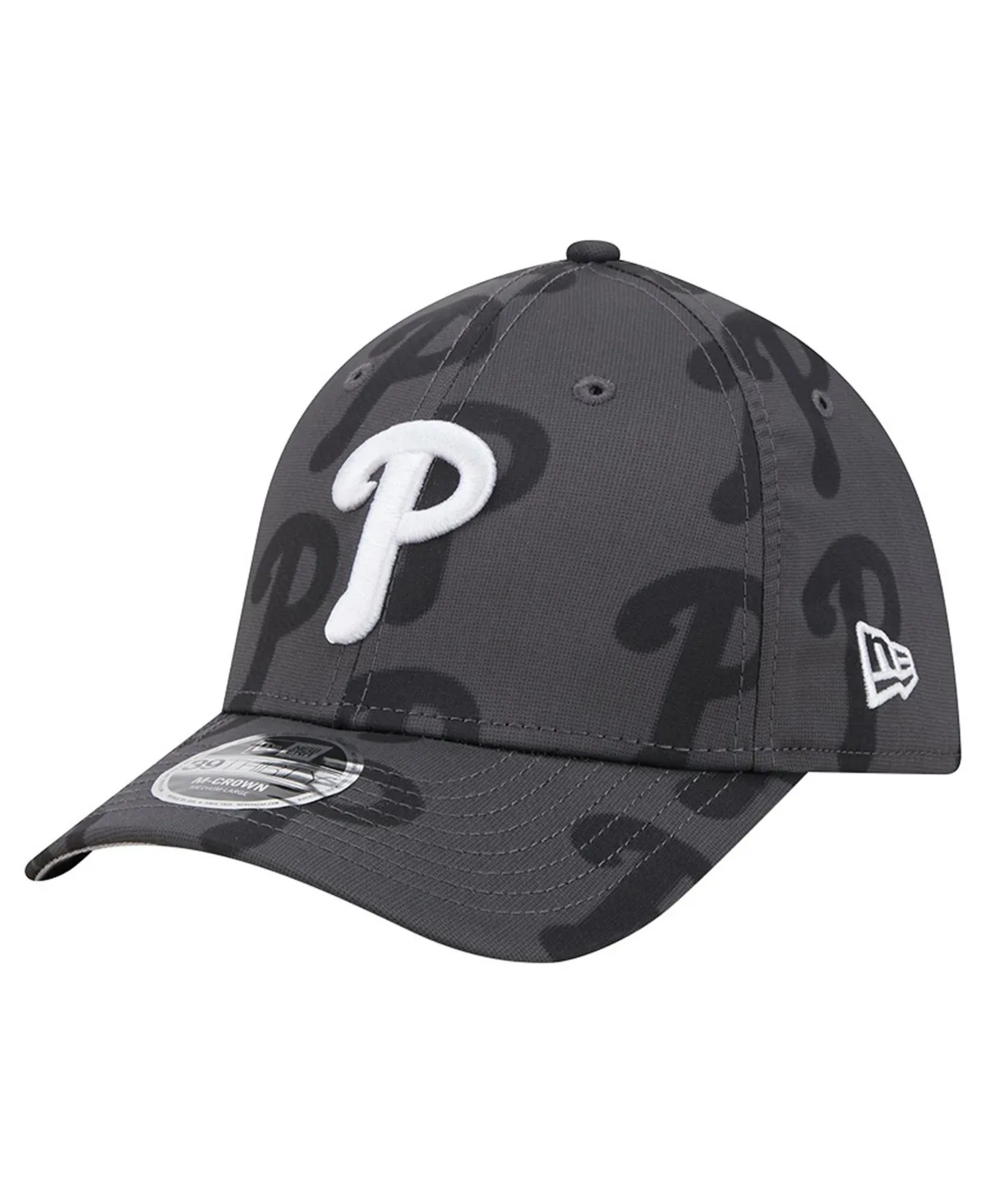 Philadelphia Phillies Halftone 39THIRTY Stretch Fit Baseball Cap by New Era