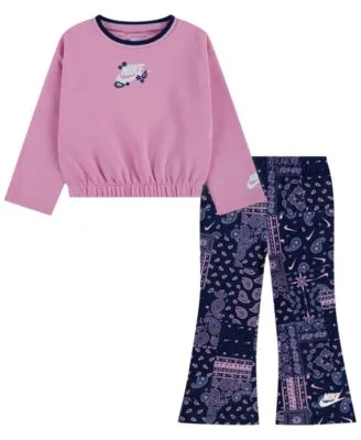 Retro Remix Long Sleeve Top Leggings 2 Piece Set by Nike