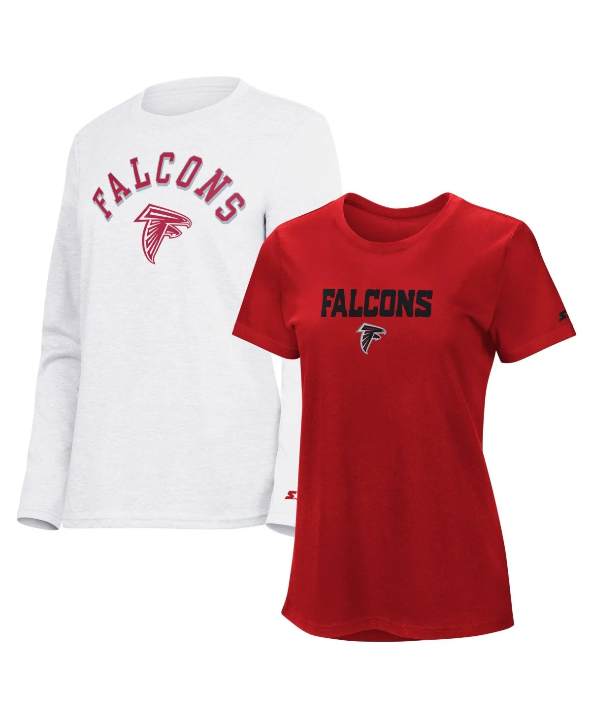 Atlanta Falcons Short-Sleeve and Long-Sleeve T-Shirt, 2-Piece Set by Starter