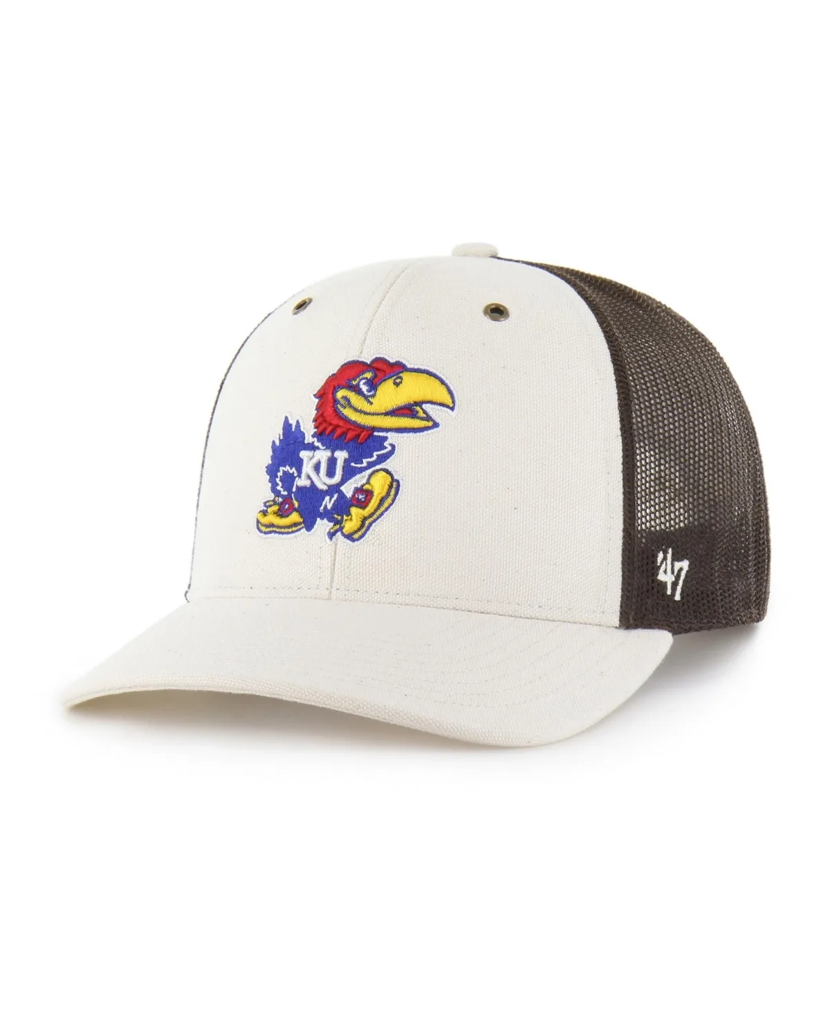 Carhartt x 47 Kansas Jayhawks Undyed Adjustable Trucker Hat by Carhartt