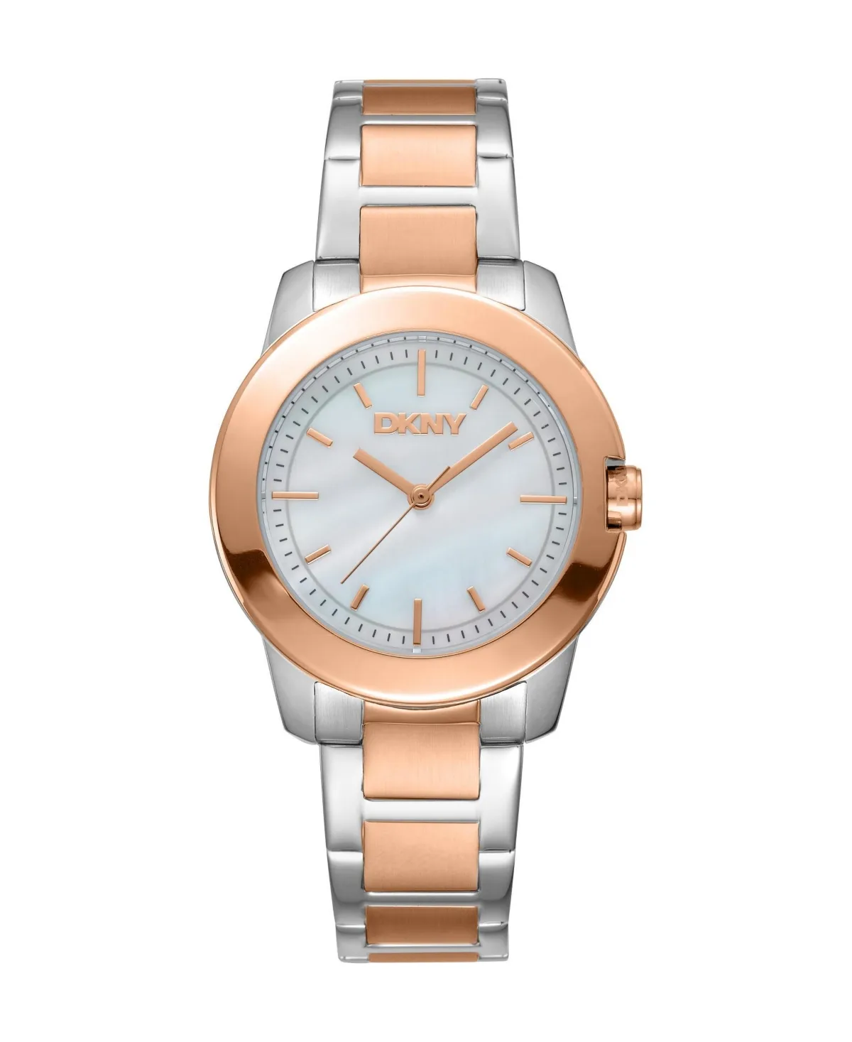 Everyday Quartz Water-Resistant Two-Tone Stainless Steel Bracelet Watch, 32 mm by DKNY