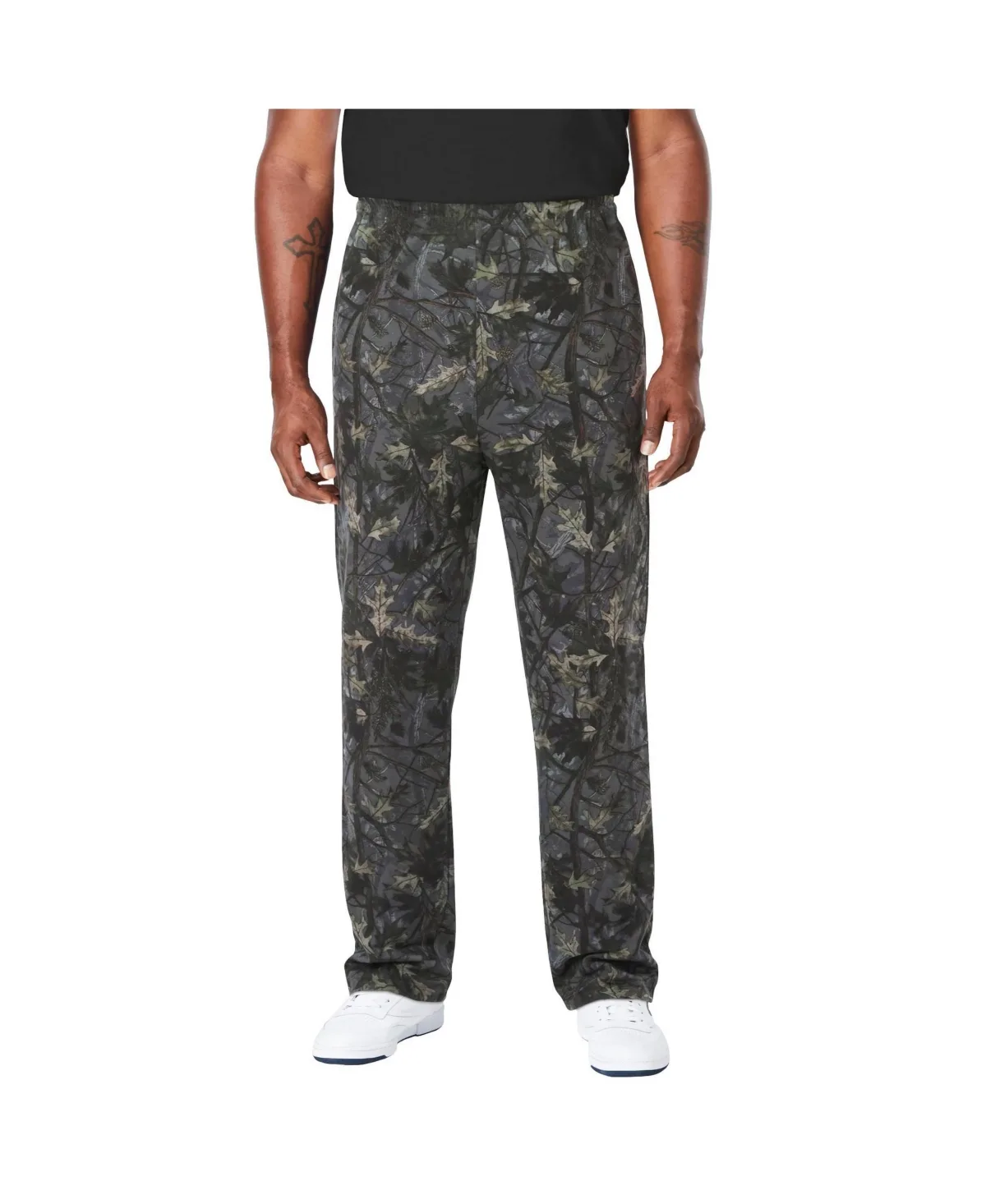 Lightweight Open-Bottom Cotton Sweatpants