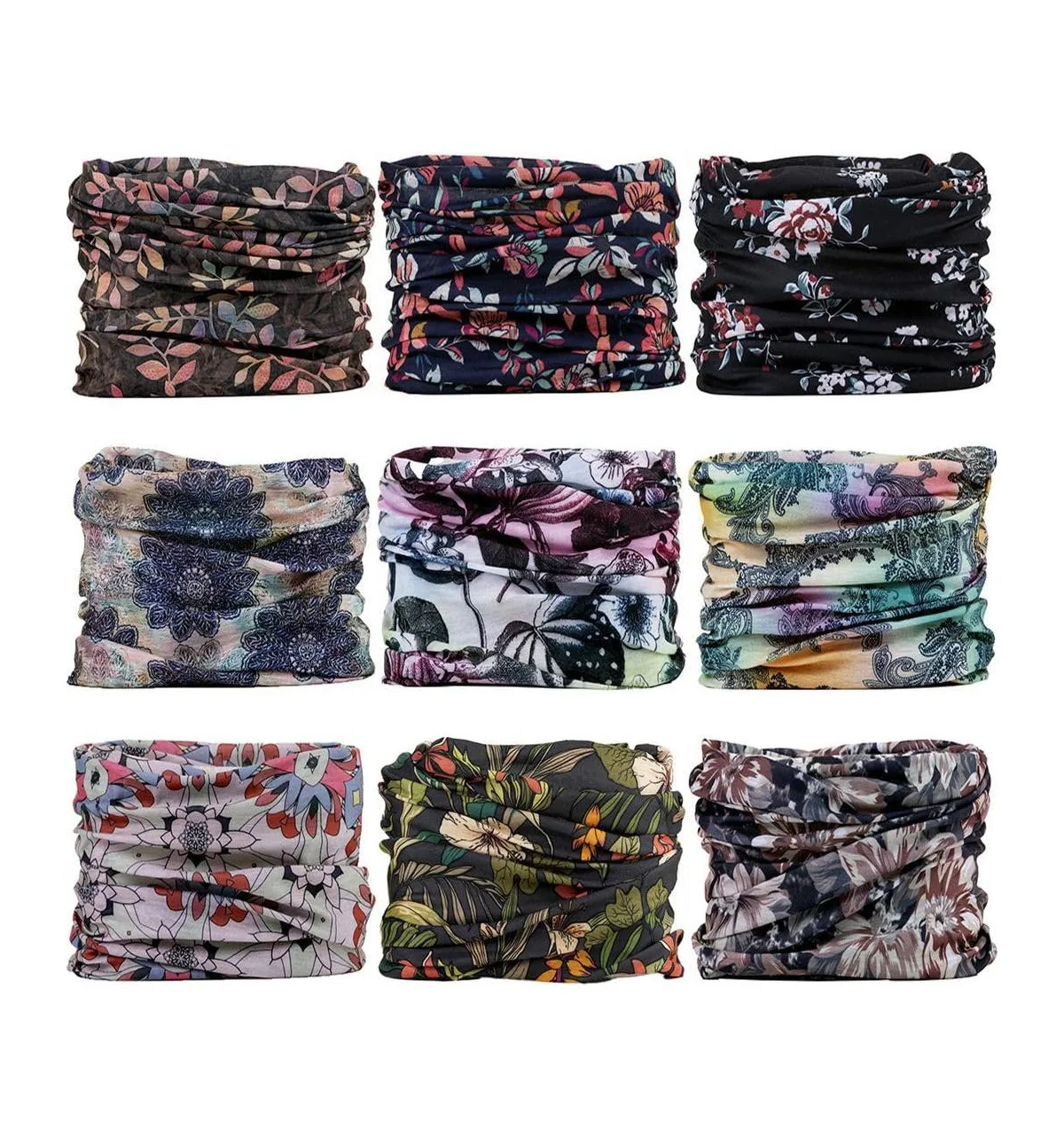 Polyester Neck Gaiter Headband Face Mask Magic Scarf Bandana by Sportneer