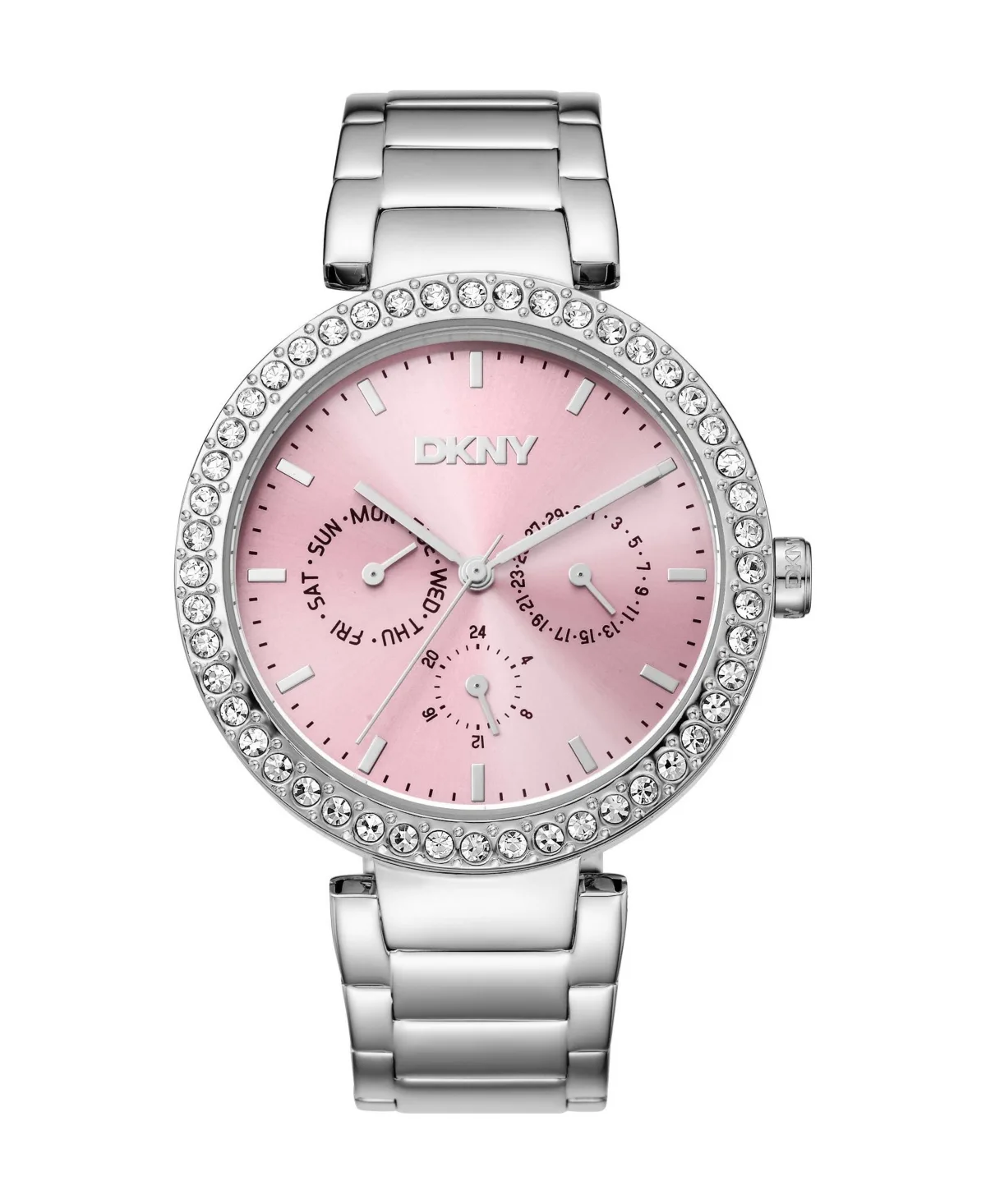 Quartz Evening Stainless Steel Bracelet Watch, Water-Resistant, 40mm