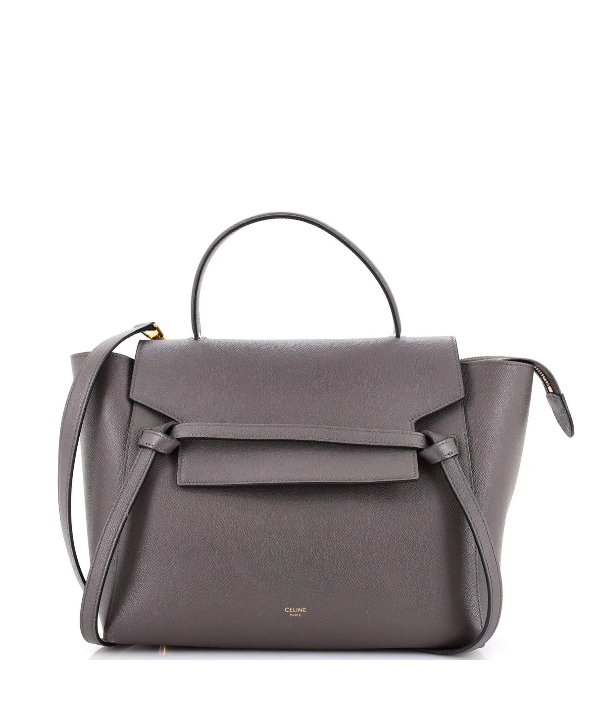 Pre-Owned Celine Mini Belt Bag Textured Leather