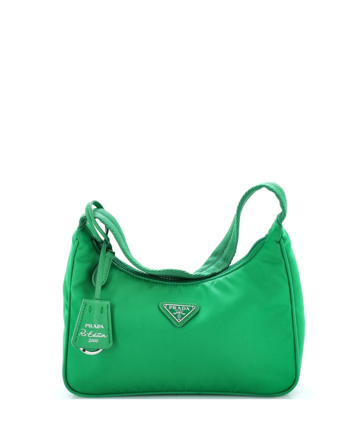Pre-Owned Prada Mini Re-Edition 2000 Hobo Tessuto
