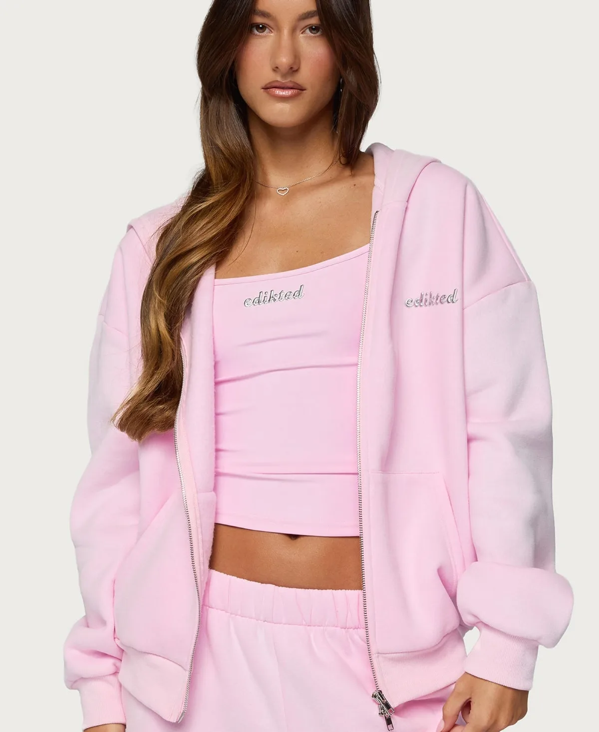 Diva Zip Up Hoodie by Edikted