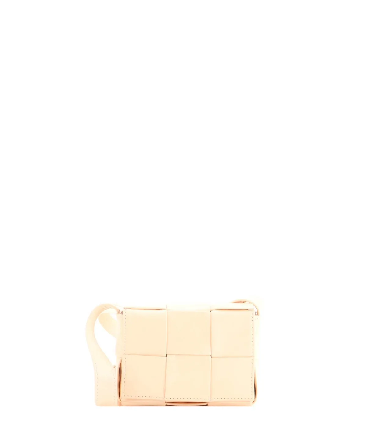 Pre-Owned Bottega Veneta Candy Cassette Crossbody Bag Maxi Intrecciato Leather by Bottega Veneta