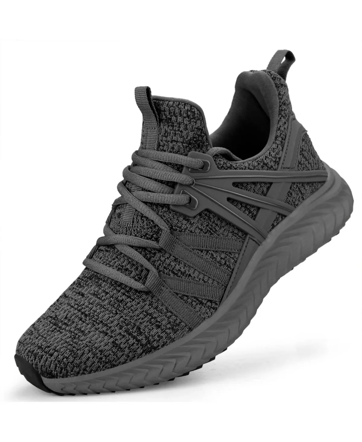 Slip on Running Sneakers Breathable Lightweight Anti Slip Walking Tennis Shoes by Peneyon