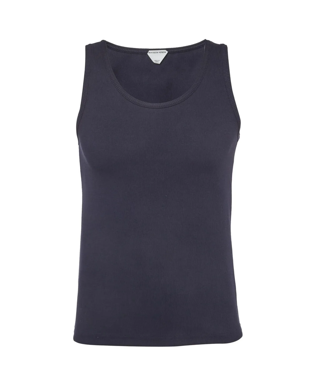 Pre-Owned Bottega Veneta Ribbed-Knit Scoop Neck Tank Top by Bottega Veneta