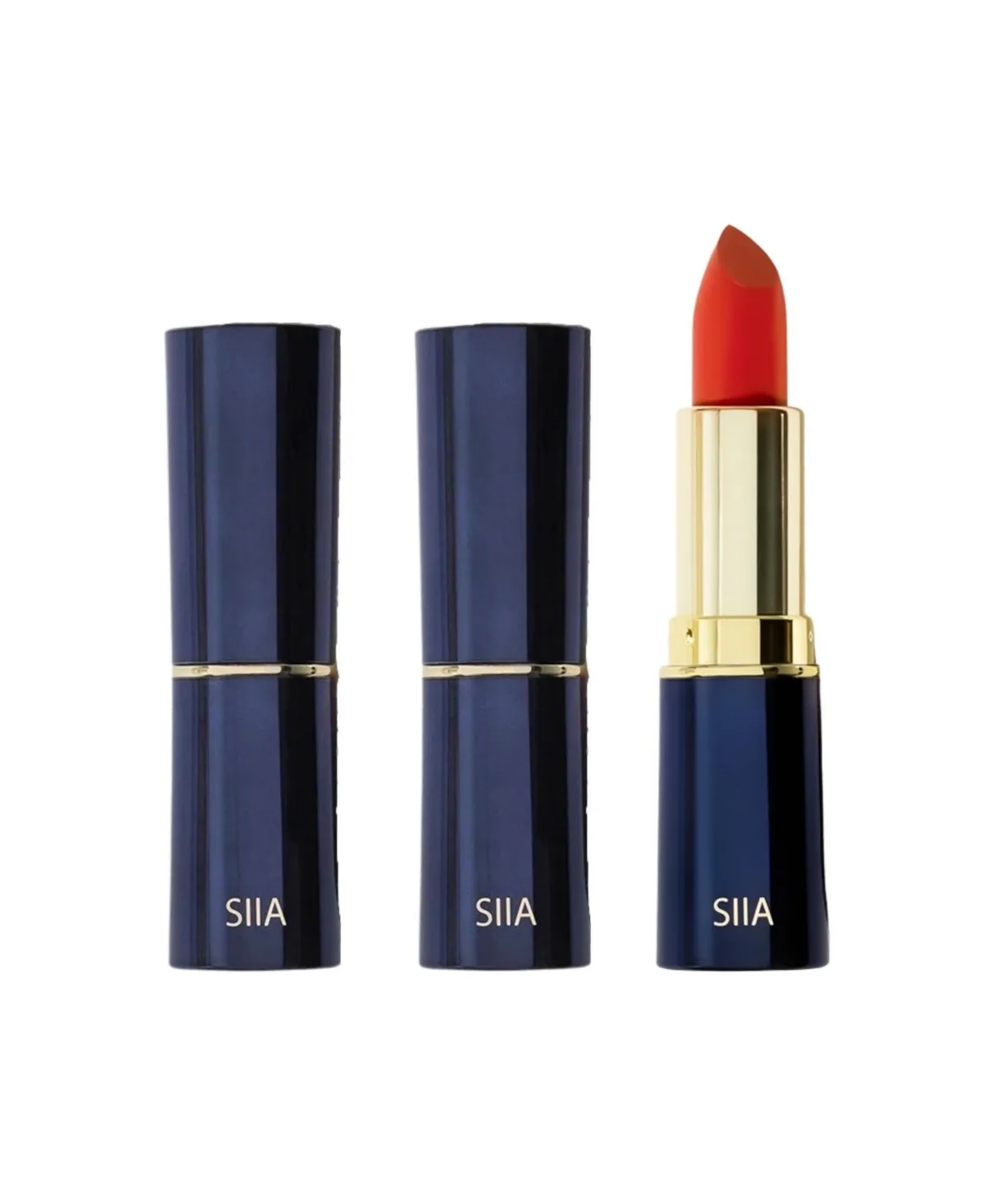 3 Pieces Matte Lip Trio Set - M 257 Crushed Orange by Siia Cosmetics