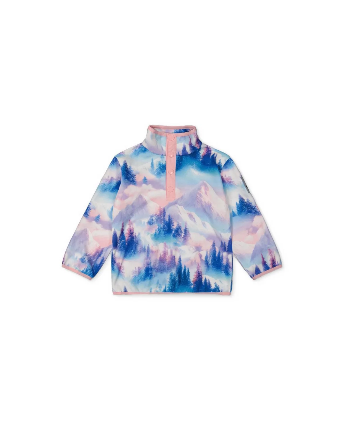 Plush Half-Zip Pullover Fleece Jacket by Deux Par Deux