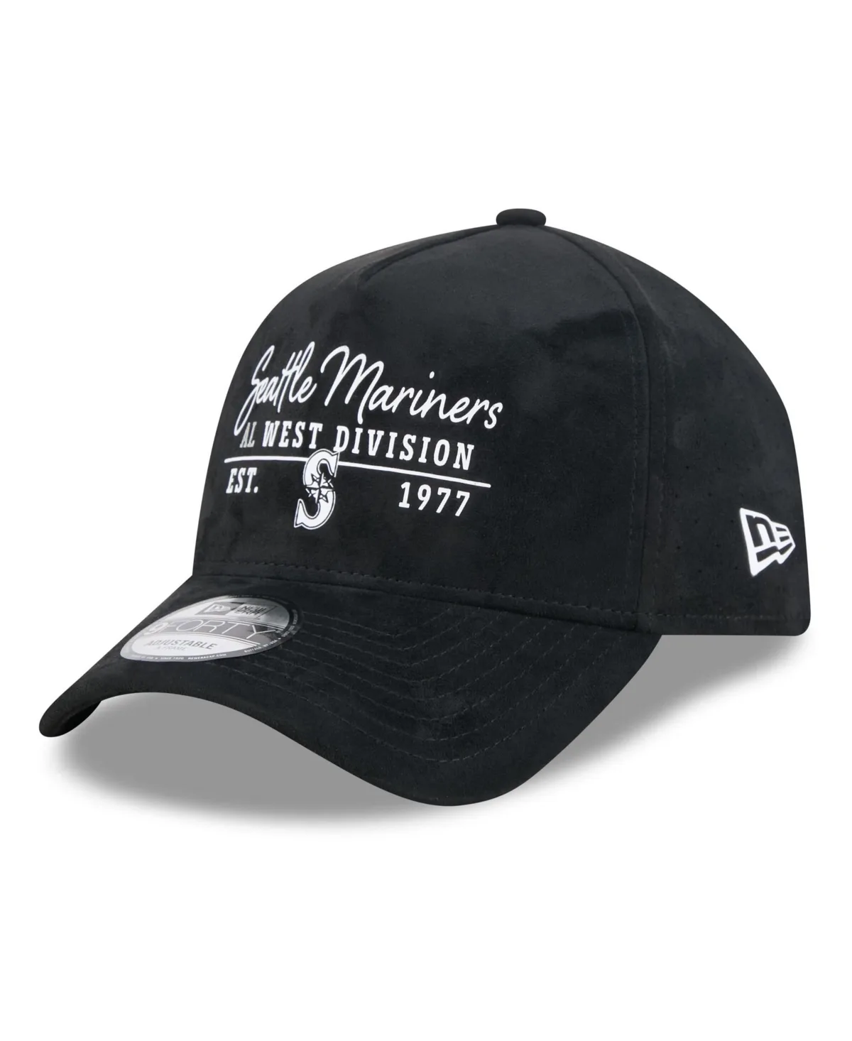 Seattle Mariners Script Text Adjustable Baseball Cap by New Era