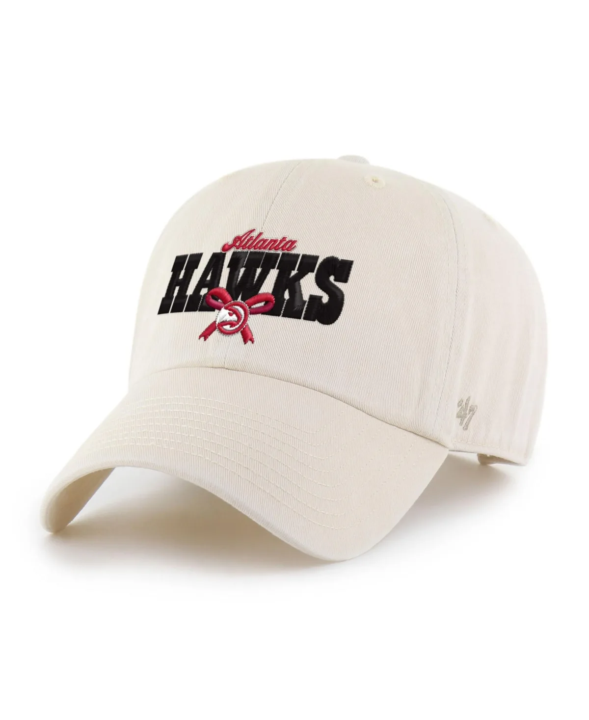 Atlanta Hawks Bow Stack Clean Up Adjustable Hat by 47 Brand