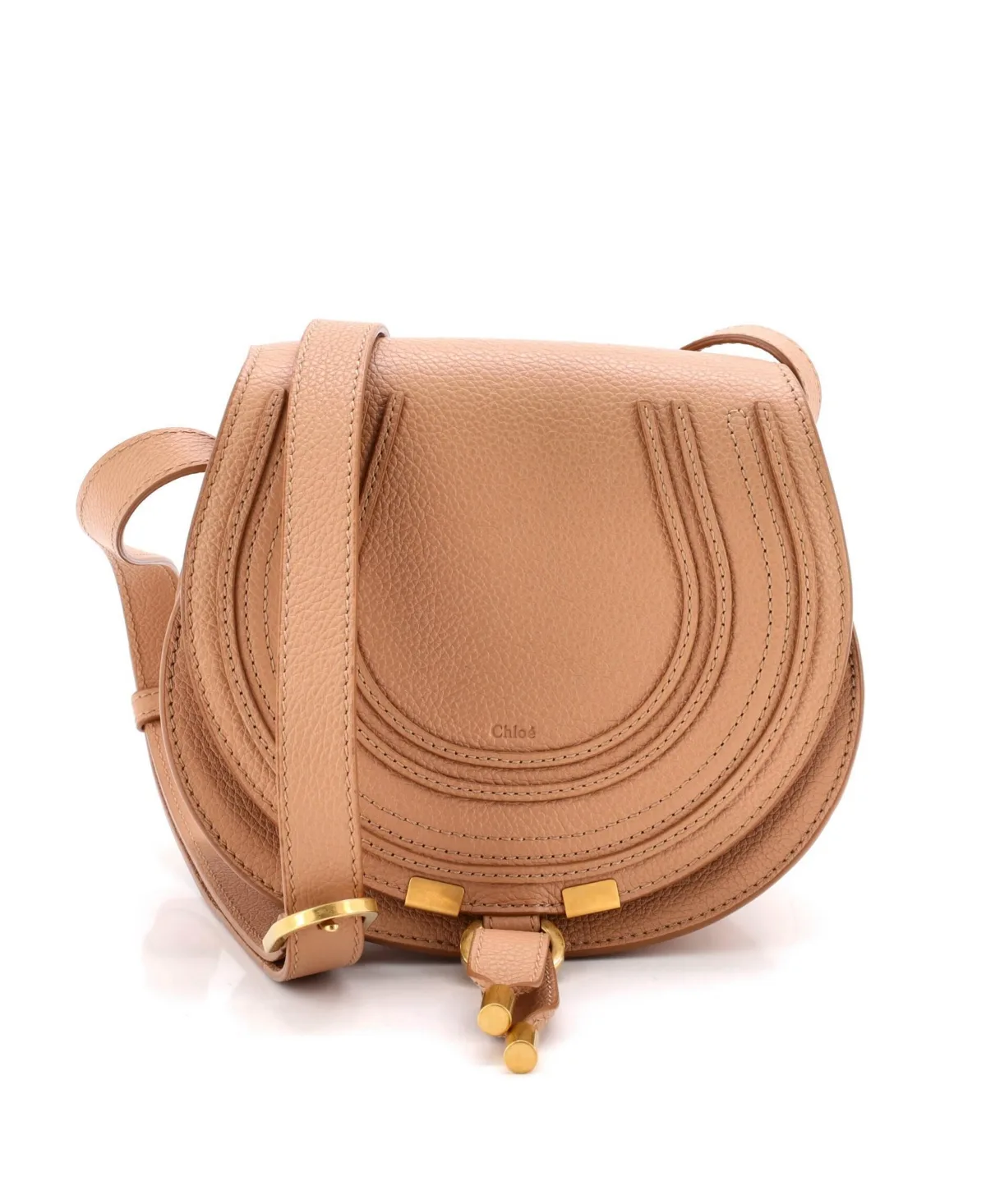 Pre-Owned Chloe Small Marcie Crossbody Bag Leather