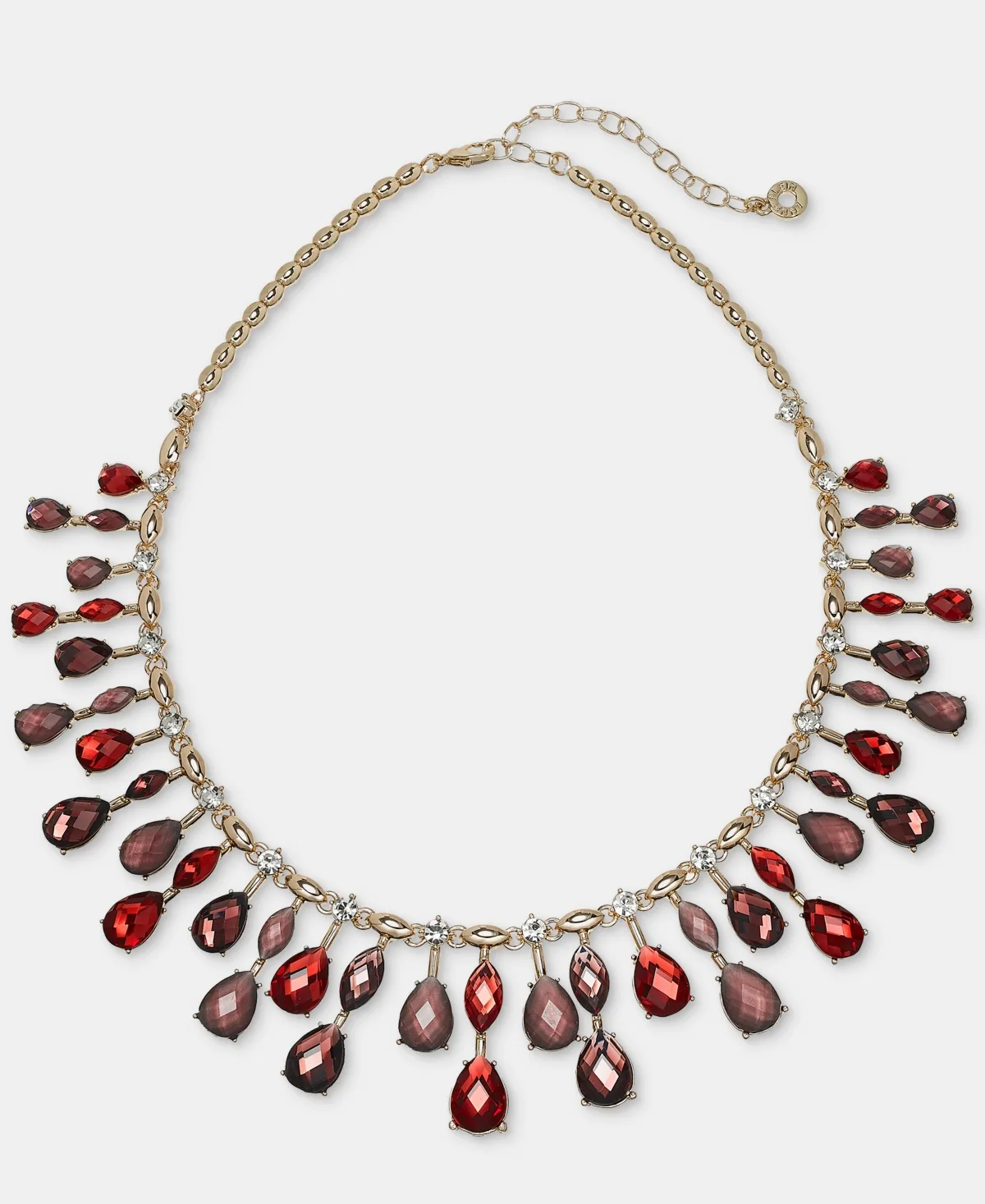 Crystal Stationed Collar Necklace by Anne Klein
