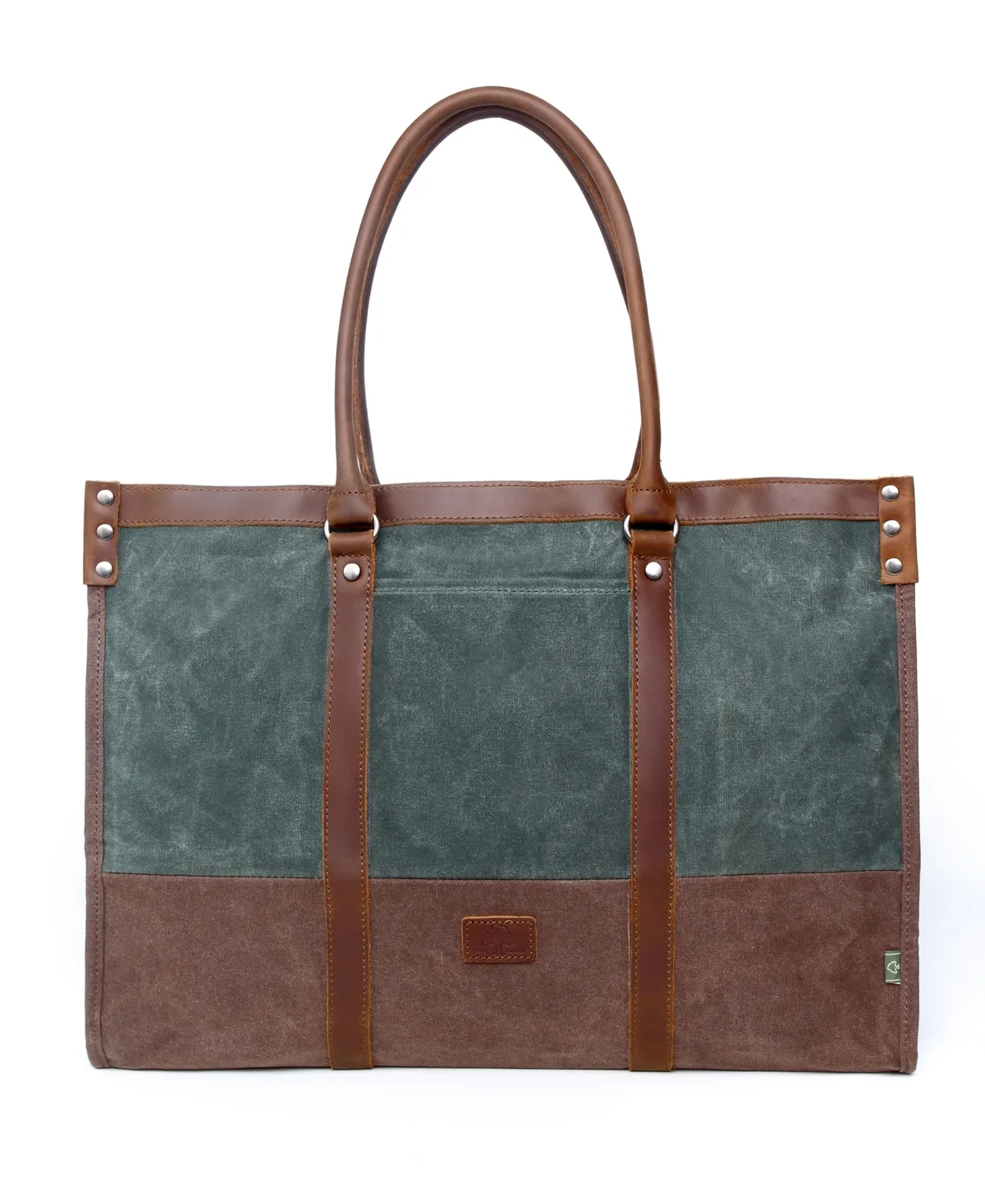 Stone Creek Waxed Canvas Tote Bag by Tsd Brand